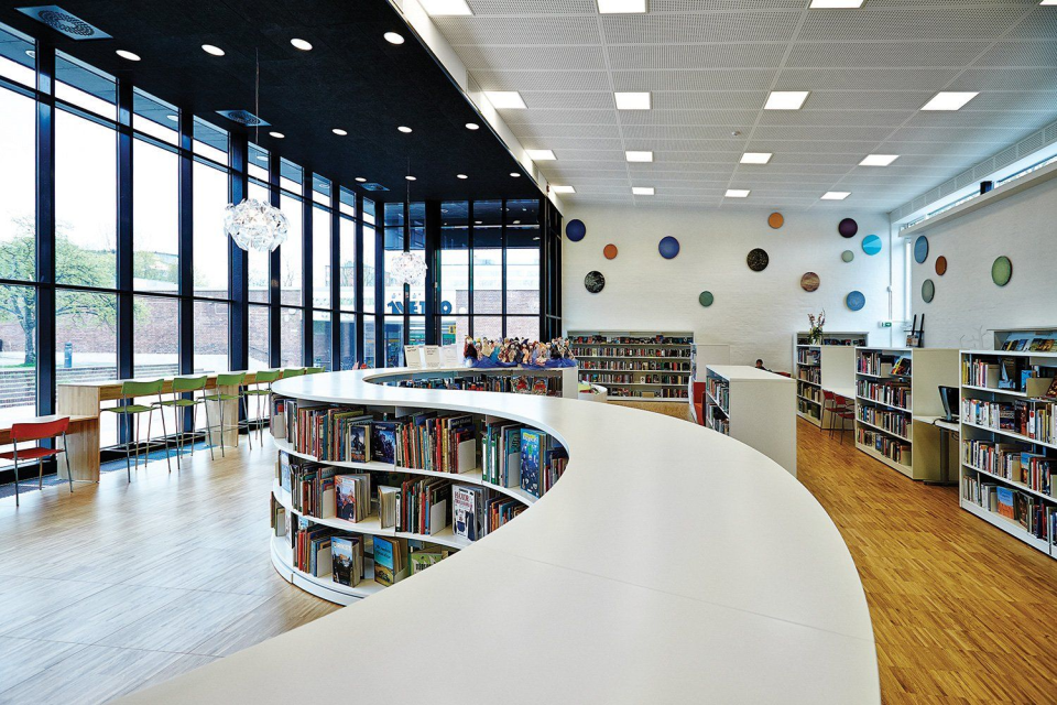 陕西图书馆装修设计,阅览室装修,展览馆装修设计_工作_进行_设施