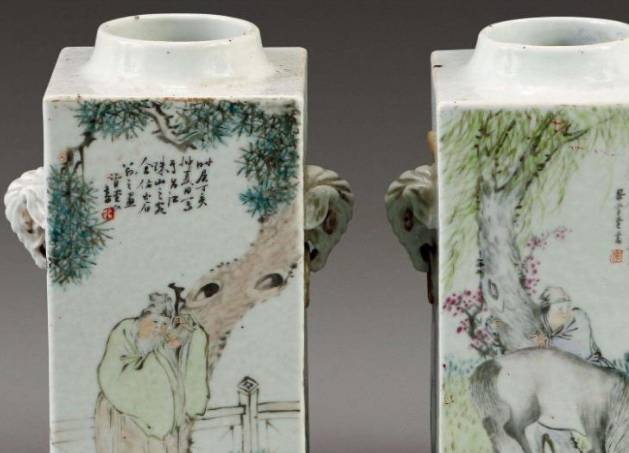 浅绛彩瓷:当瓷器被书画来装饰,原来能这么美_应用_山水画_文化