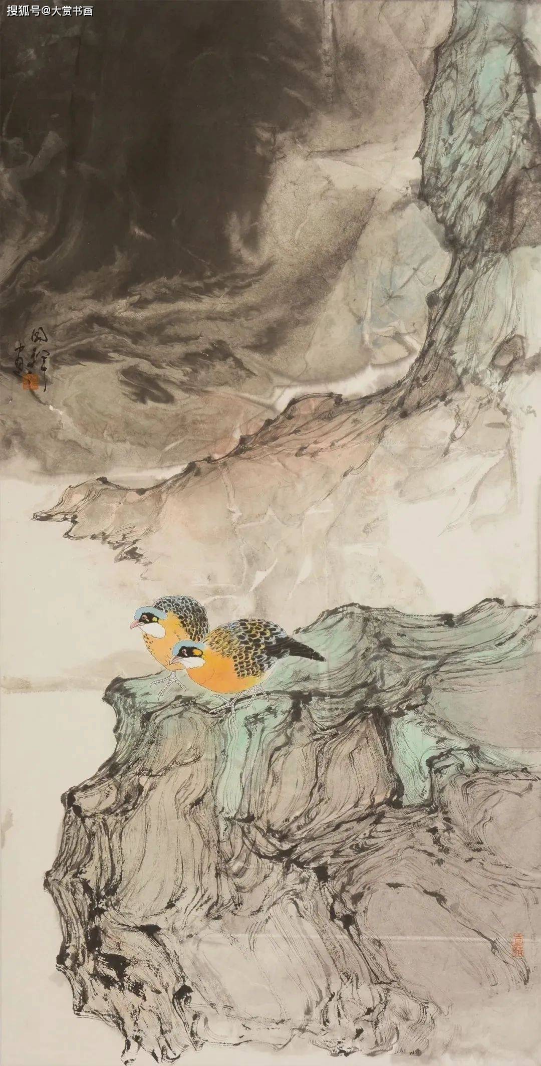 作为当代的花鸟画家,周同祥的艺术很好的体现了把来自生活的感受和