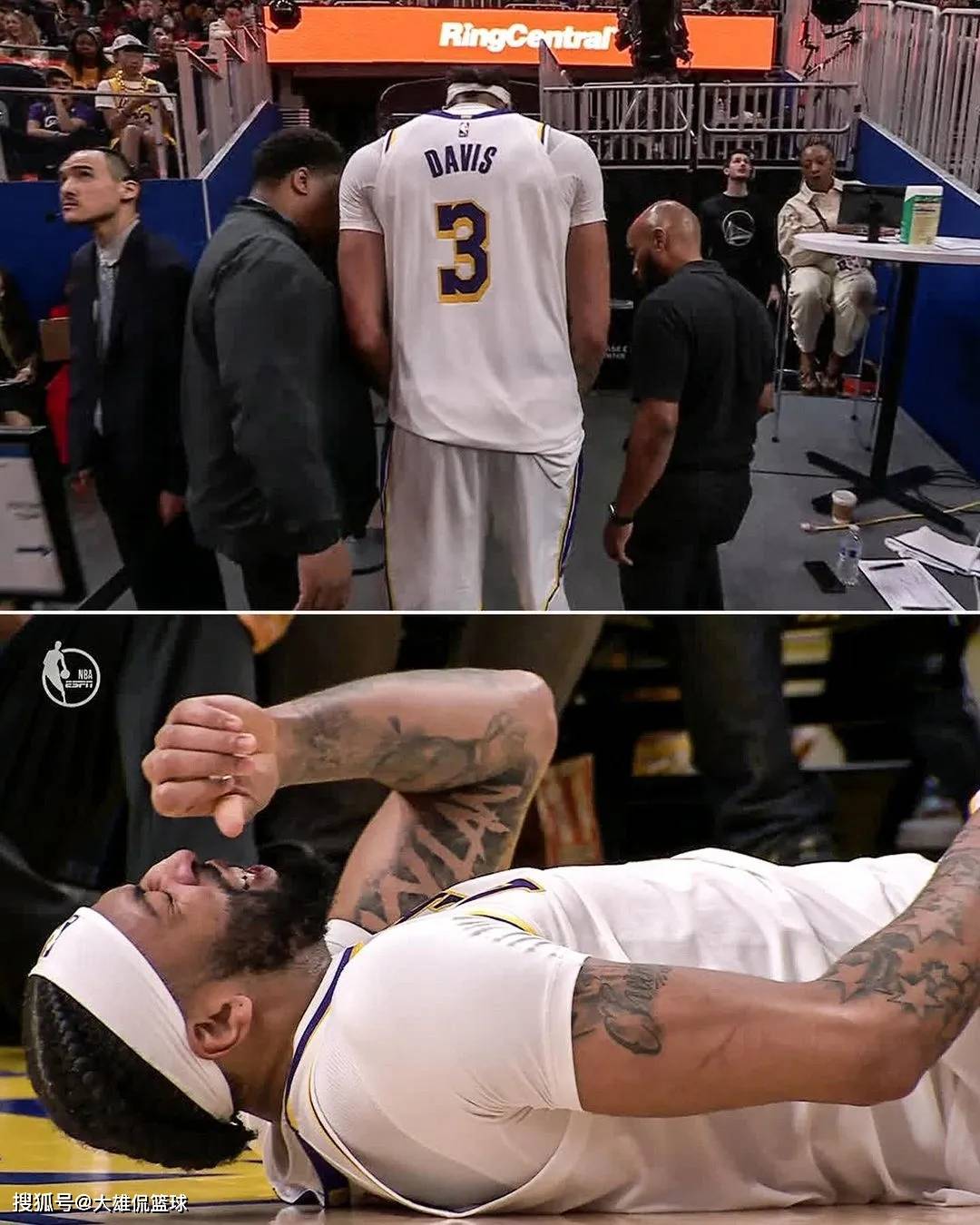 戴维斯重返赛场,德雷蒙德格林也是特意去询问了安东尼戴维斯的伤势