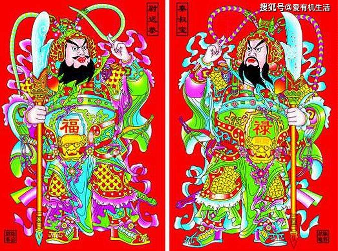 2024春节：对联门神怎么贴才正确，不同的家庭贴不同的门神_大门_关羽_胶水