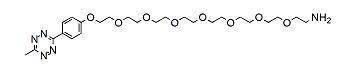 metz-peg8-nh2,methyltetrazine-peg8-amine 含有遊離