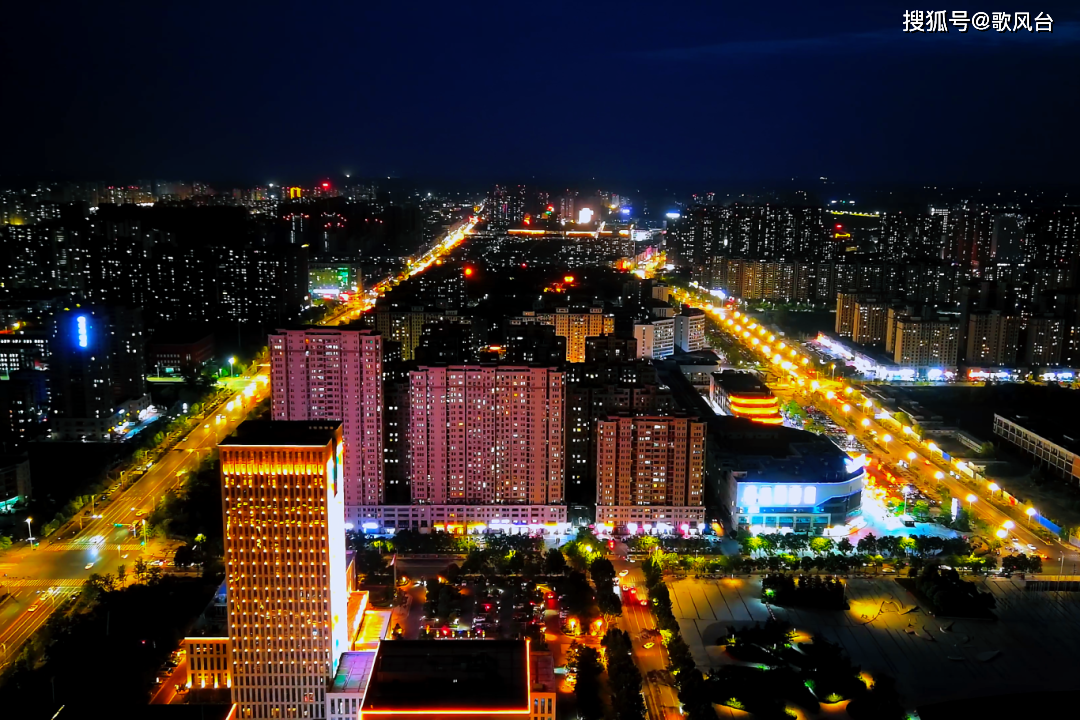 沛县夜景图片
