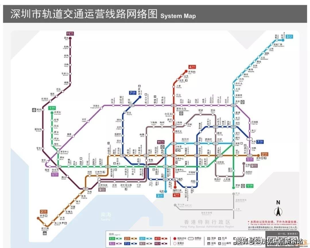 深圳城际轻轨线路图图片