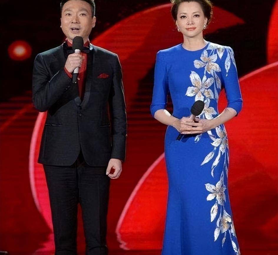 康辉和刘颖搭档主持颁奖典礼,收获满满的好评,就是身高差有点大_观众