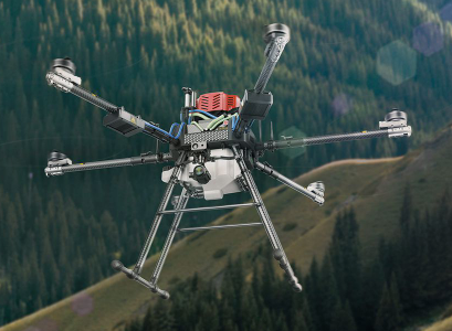 ql1800油电混合系统无人机采用先进的汽油发动机一体化动力电源技术