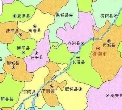 齊河縣馬集鎮,解放初屬長清,民國前屬肥城,平陰_黃河