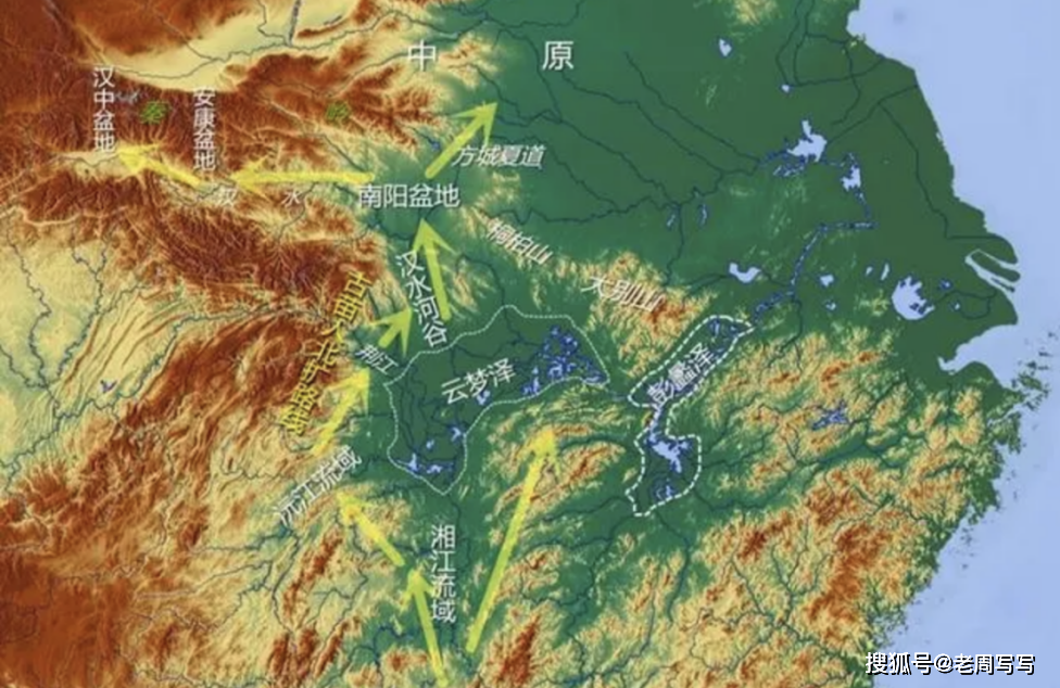 湖北云梦县的"云梦泽"是"古云梦泽"的一部分吗?_文化_等高线_水体