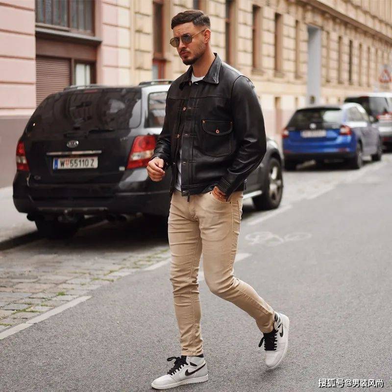 秋冬季男士黑色系工装夹克如何搭配更有男人味_造型_形象_魅力