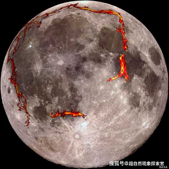 nasa:月球表面下有一个巨大的方形物体_小行星_矩形_地球