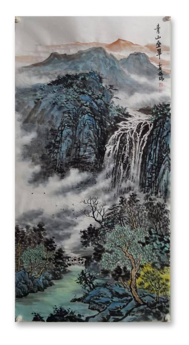 画家杨瑞入编中国通俗文艺研究会艺术人才库_作品_书画_自然