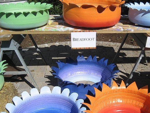 让废旧轮胎变废为宝,只在你一念之间.只要你肯花心