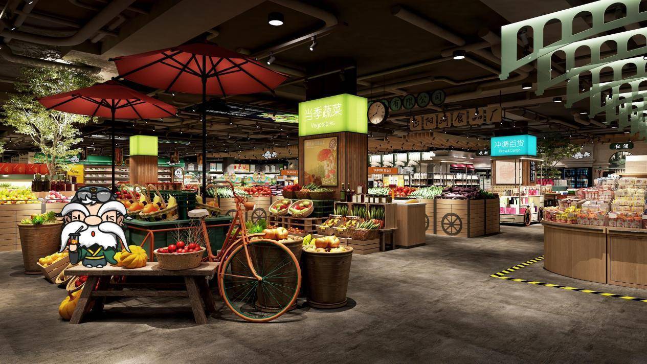 聚味人间烟火 打造都市市集 城巷里探索商超零售业态新模式_生活_农
