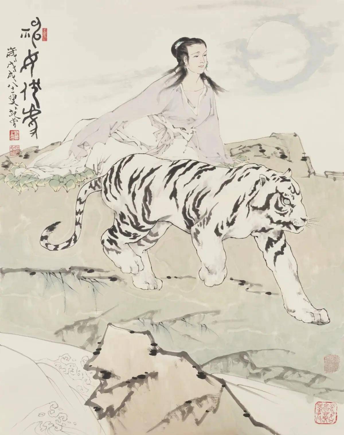 诗笺宝瑟墨醍醐——荣宝斋范曾龙年新春书画展(中)_cm_尺寸_直径