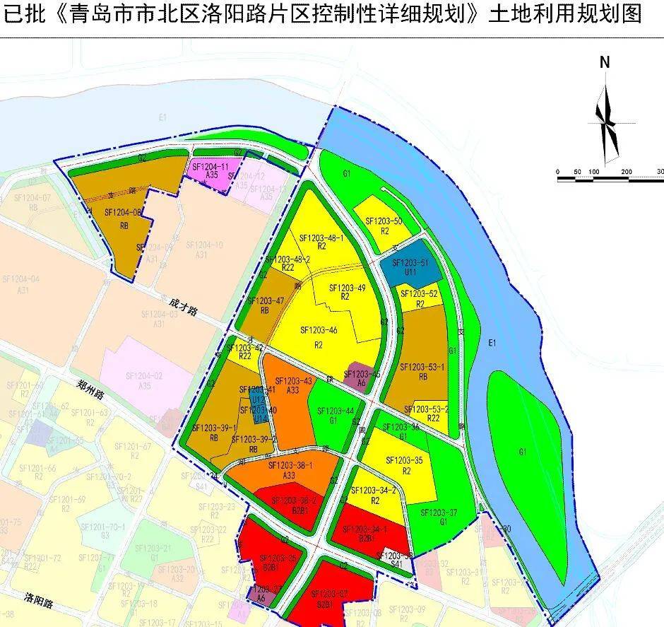 市北郑州路北侧区域控规大调整_规划_用地_片区