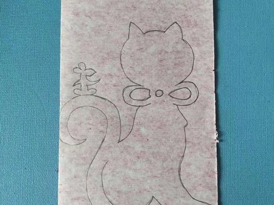 小猫咪剪纸的简单剪法图片