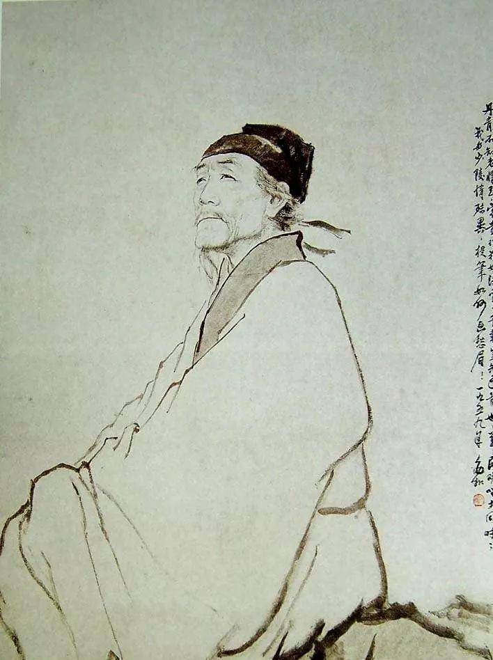 在课本当中,我们也见到过杜甫的画像,许多人只要看到这幅画,就会知道