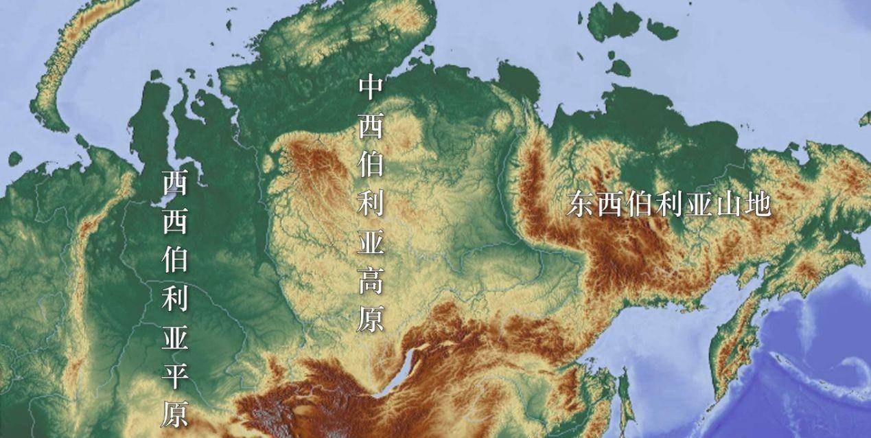 西伯利亚世界地图图片