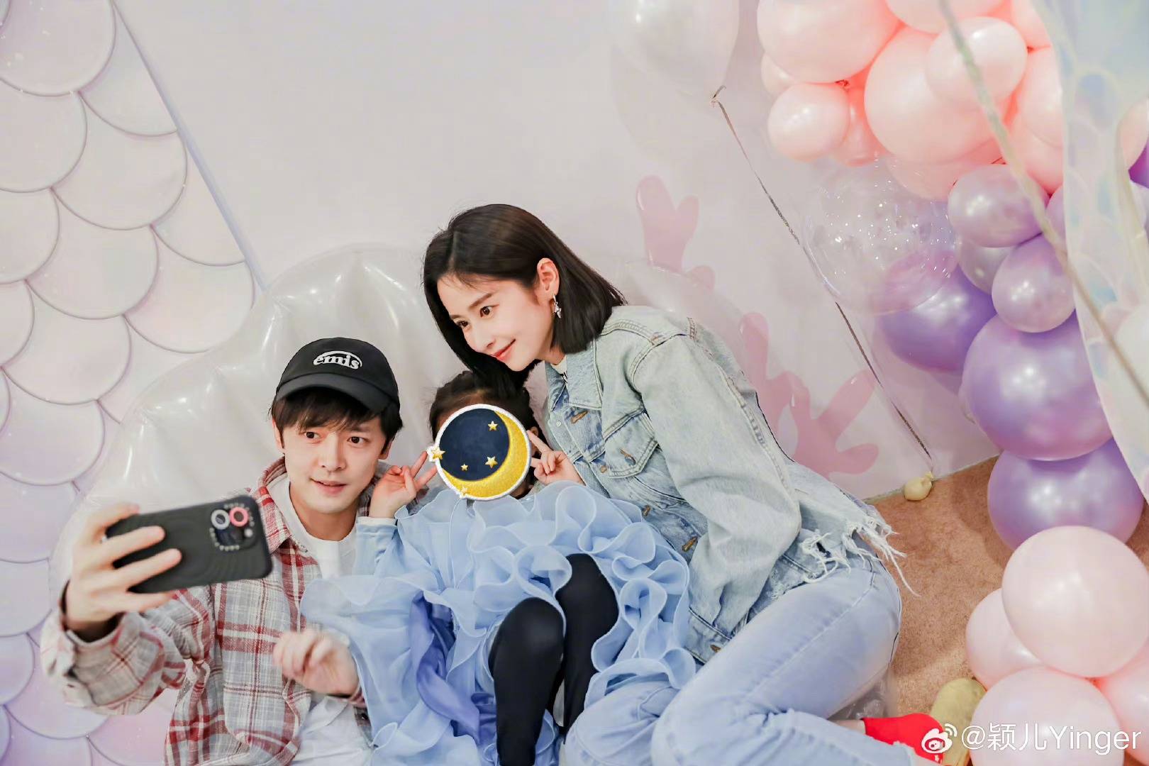 付辛博颖儿为爱女庆生,仪式感十足_活动_月亮_女儿