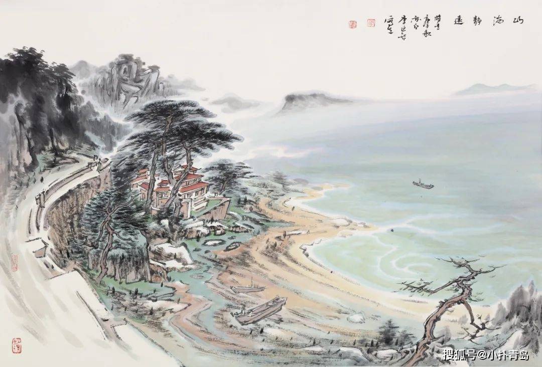 青岛画家笔下的水墨崂山——李延智《崂山十二景》新作清赏_cm_中国海