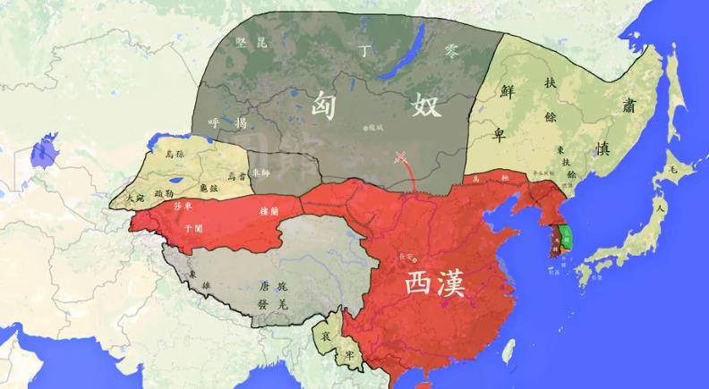 高能地图合集:从历史地图看困扰北方三千年的游牧民族的兴盛衰亡_匈奴