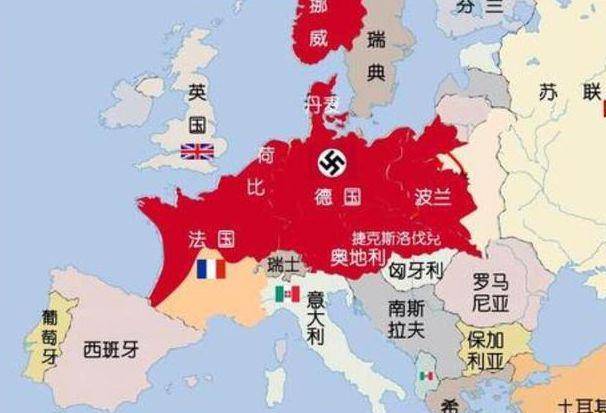 如果纳粹胜利世界地图图片