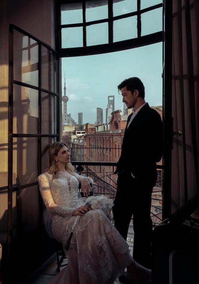 50岁的谢晖与34岁俄罗斯超模迎来幸福二婚,育有1子1女生活甜蜜_婚礼