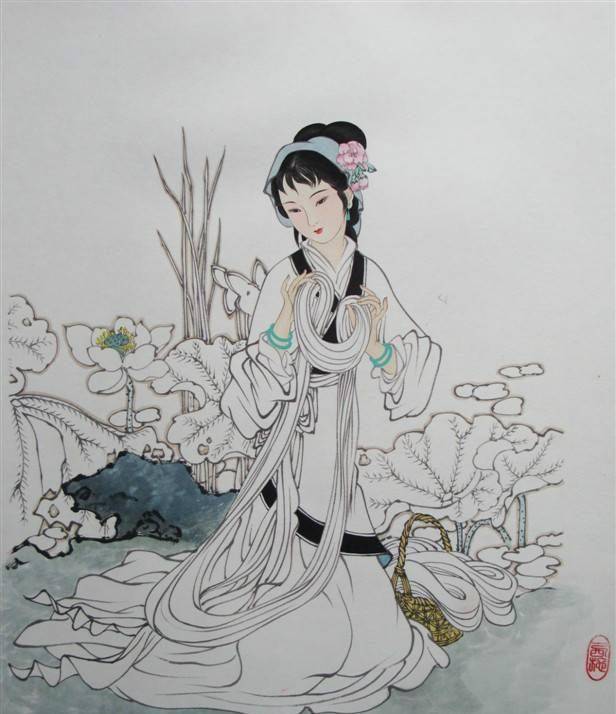 史书上并没有范蠡与西施二人相爱的相关记载,这爱情故事,多是世人对