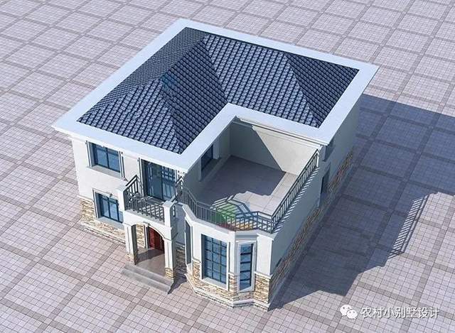 经典网红爆款复式楼中楼自建房别墅户型!父母最喜欢