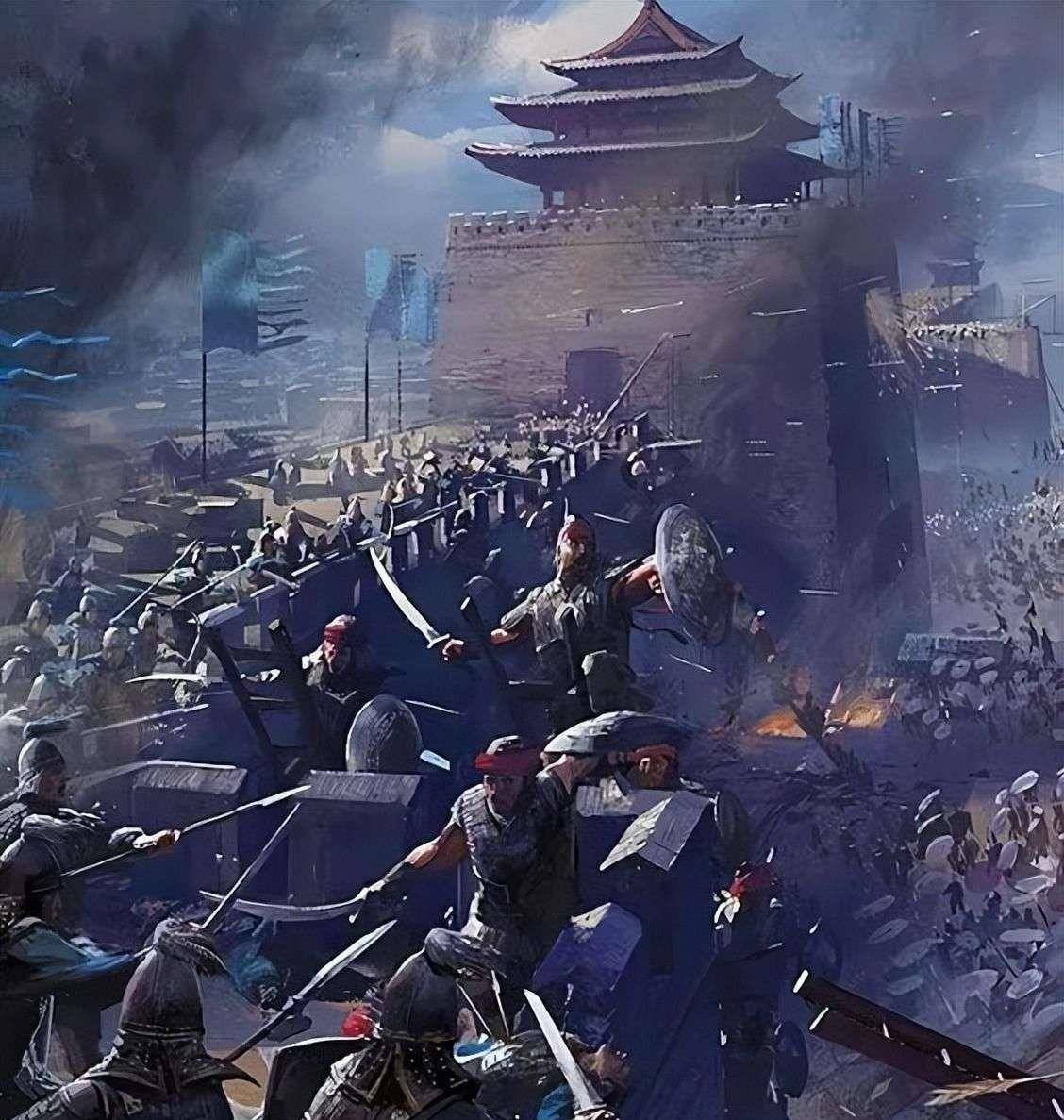 "开火!"戚继光指挥偏厢车发动反击.