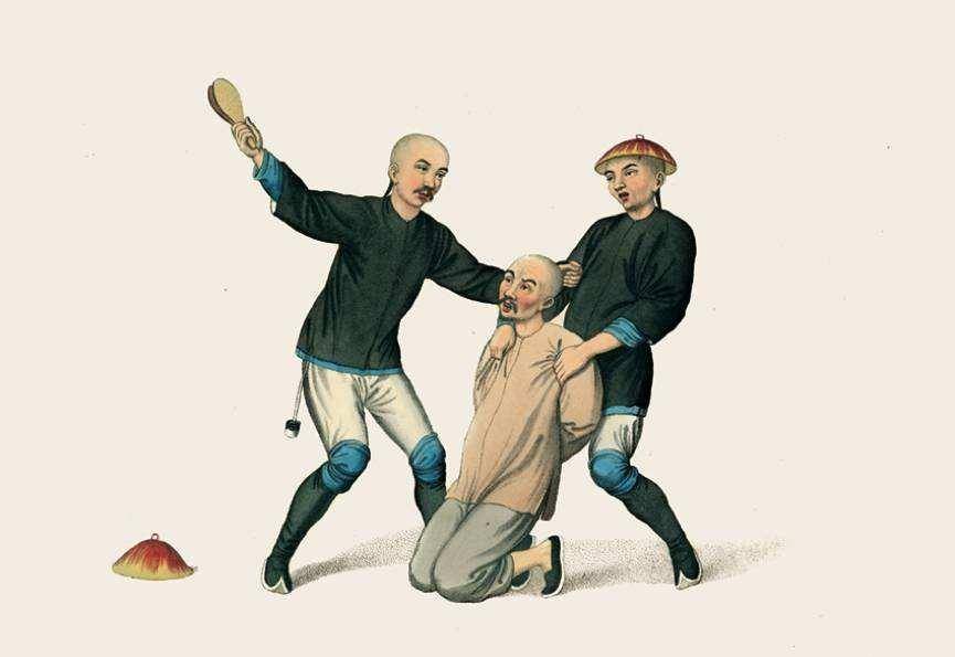 同样的罪行,如果罪犯是中国人,判处的刑罚是枭首示众.