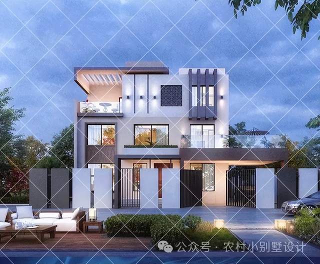 30套三层简约现代轻奢别墅,开春建房好选择!烟火气与