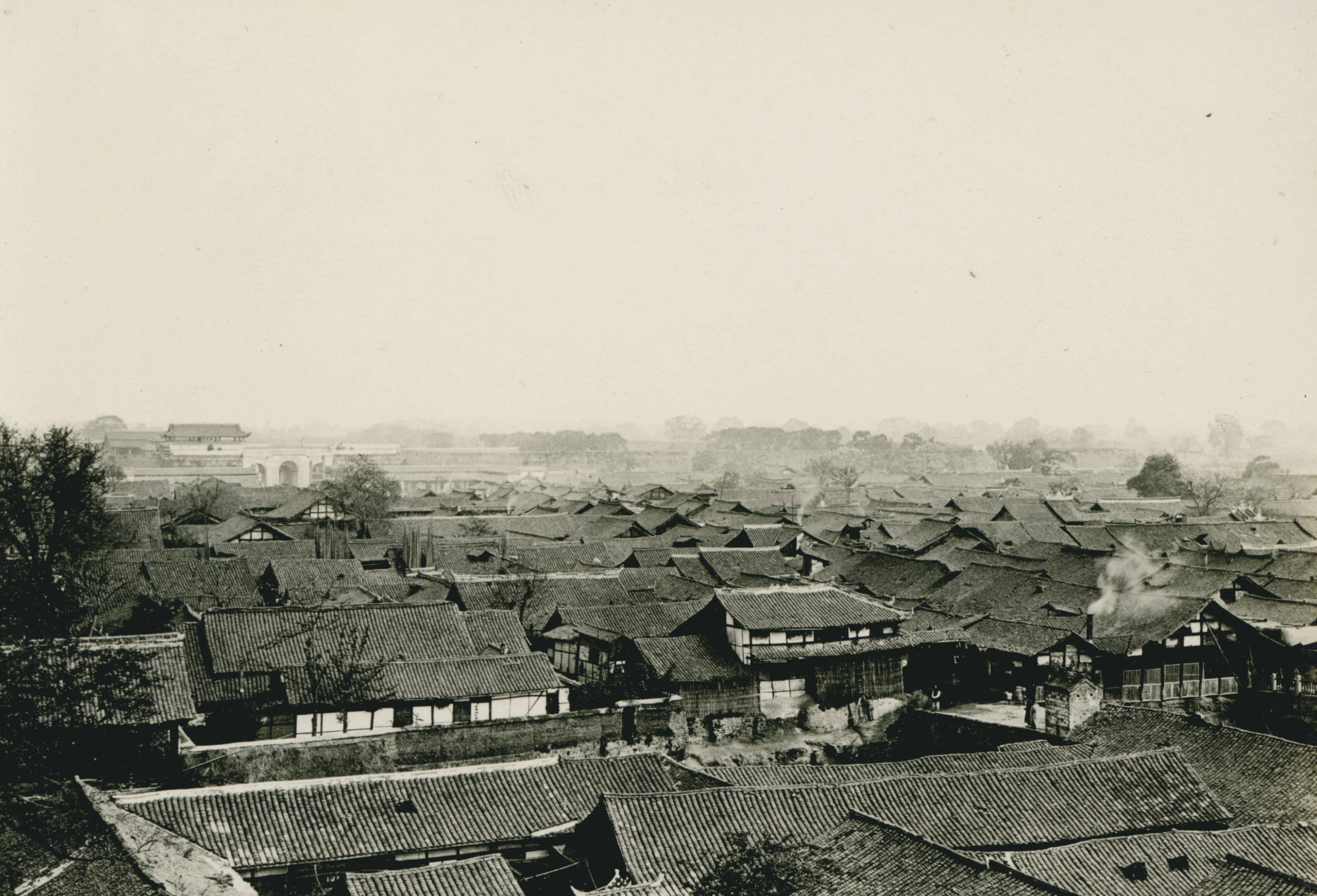 清末中国行(19)1909年张柏林从灌县,郫县回成都老照片