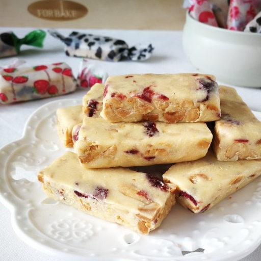 蔓越莓牛轧糖,甜而不腻超耐嚼,做法还简单_时候_蛋白