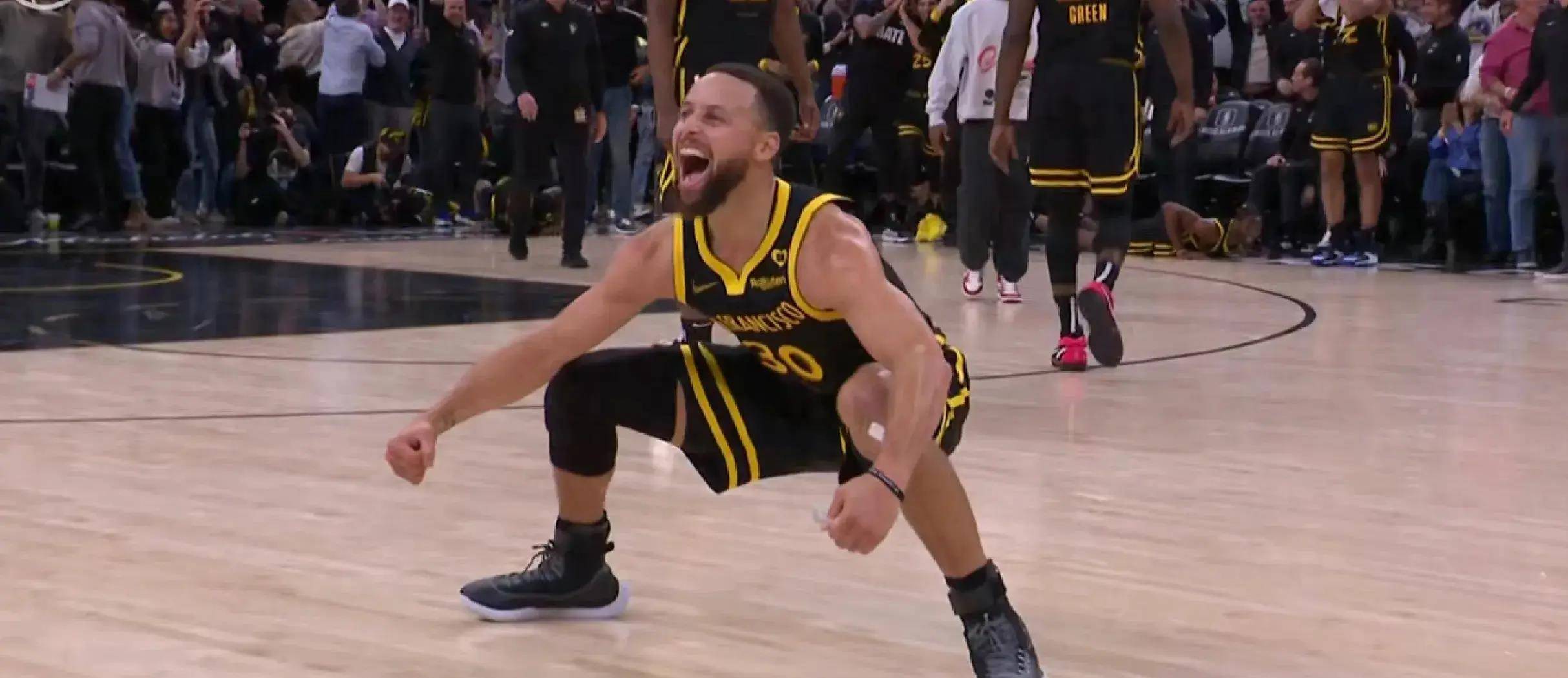 库里0.7秒三分绝杀太阳,帮助勇士避免赛季被太阳横扫!