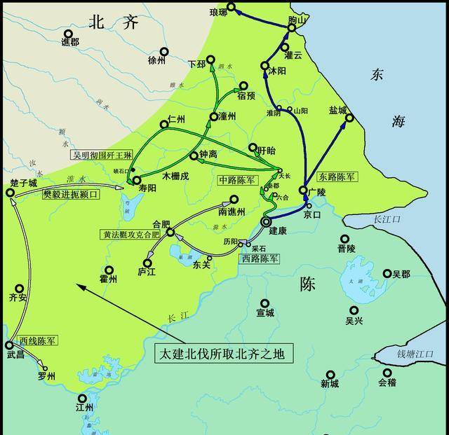 太建北伐:南朝最后一次北伐,倾举国之力只能打到淮河