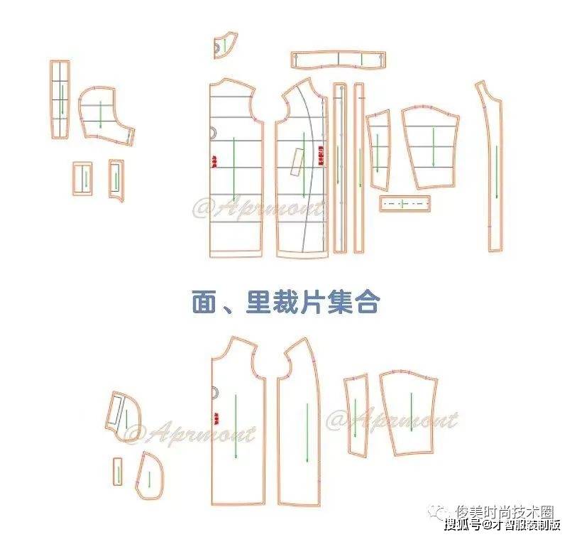 4款面包服冬季羽绒棉服制版教程有纸样 才智服装_裁剪_羽绒服_衣服