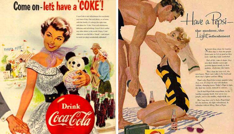 可口可乐与百事可乐的战争史,经典,睿智又搞笑_美国_营销_广告