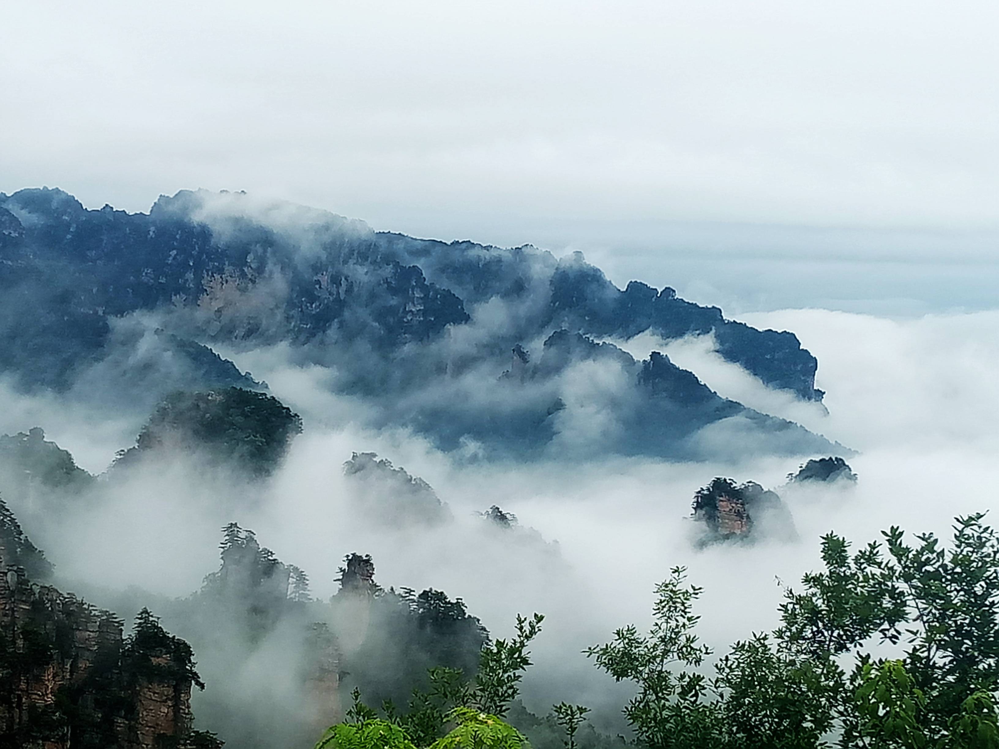 张家界风景图真实图片