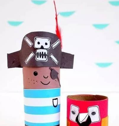 「手工」小纸筒的n多种玩法,总有一款适合你_卷筒_颜色_男孩子