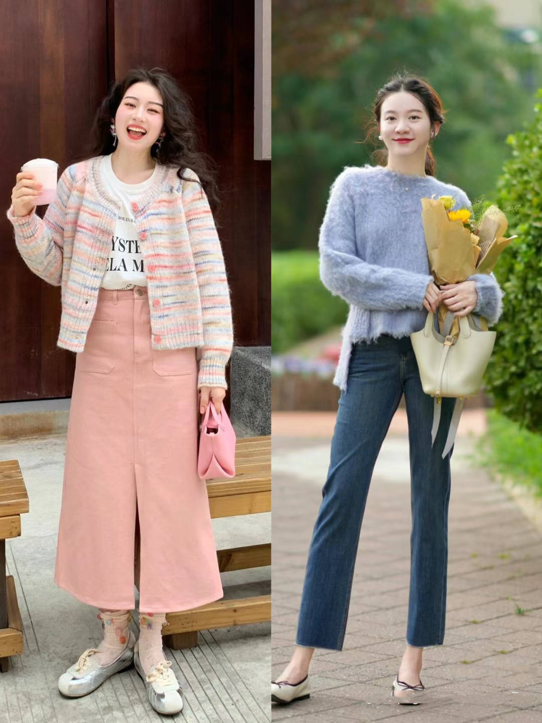 40 女人春季穿搭要点:多穿基础款,搭配亮色系,时髦又显年轻!