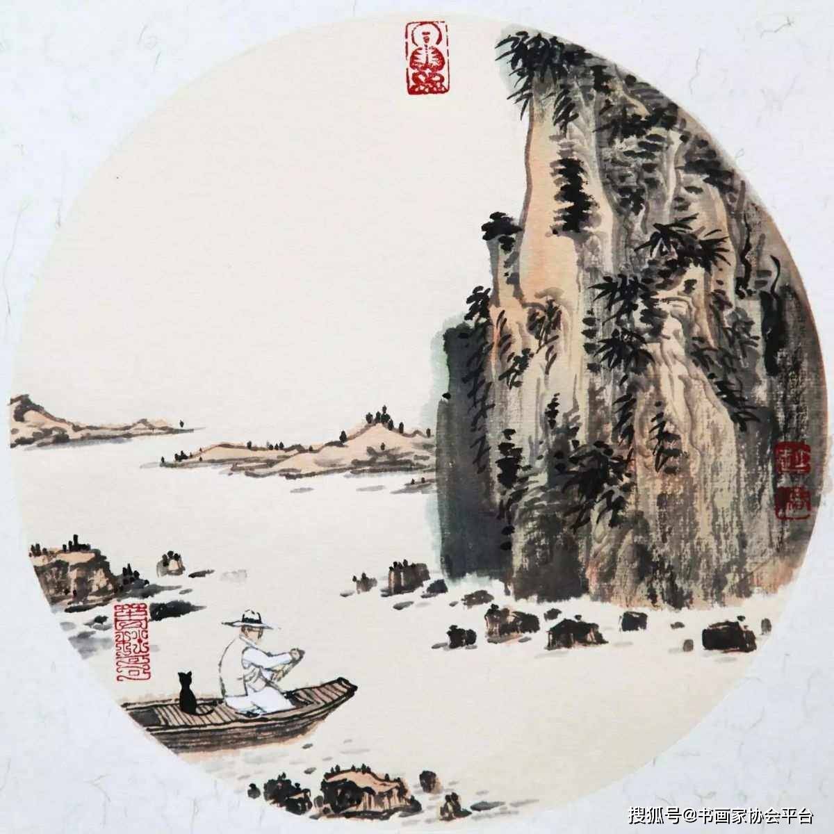 著名画家赵春秋百幅经典人物国画小品欣赏_作品_艺术_传统