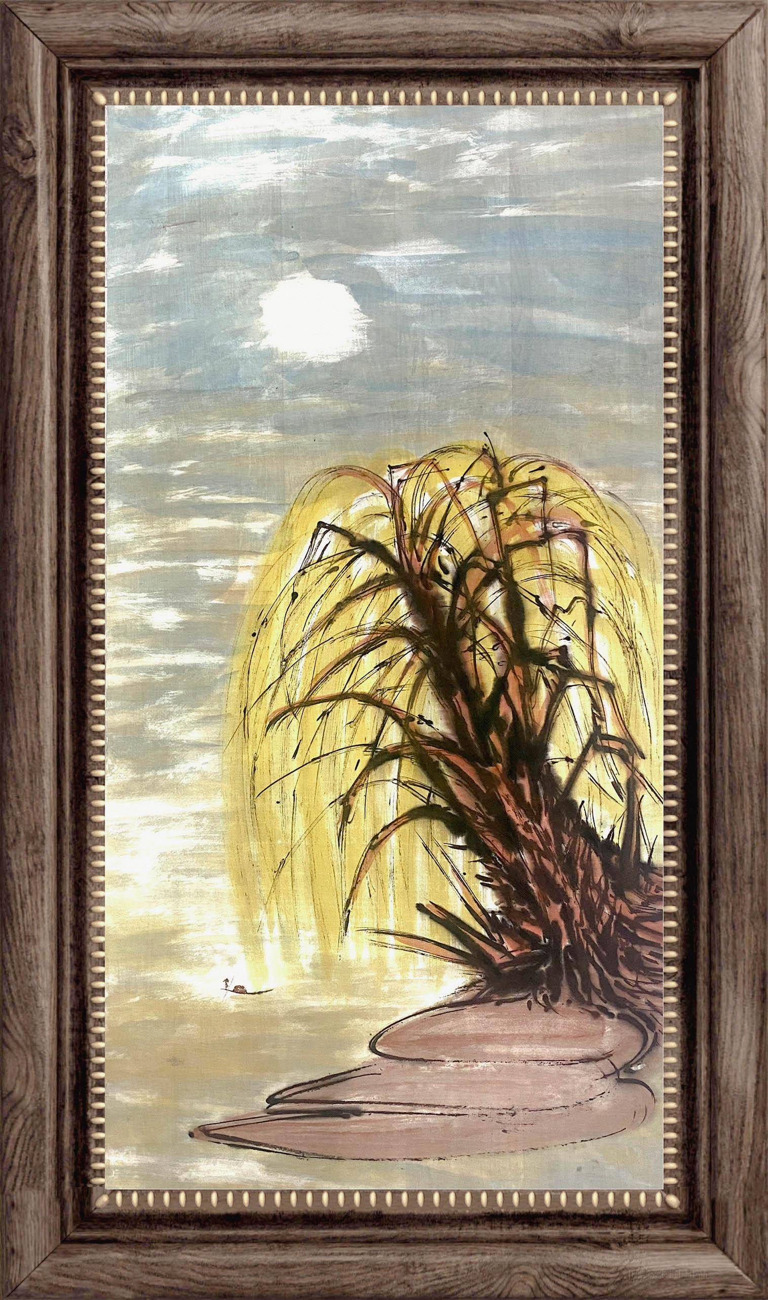 当代山水画名家朱祖国先生作品:富有韵律,气韵灵动飘逸