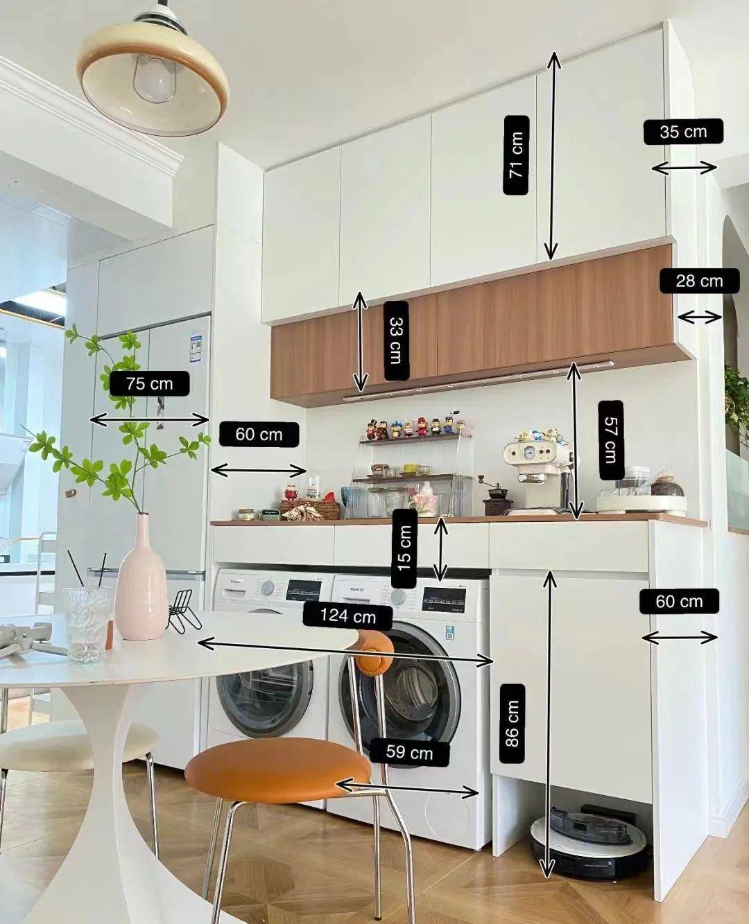 学邻居做的餐边柜,竟然成为我家最好用的地方,全家