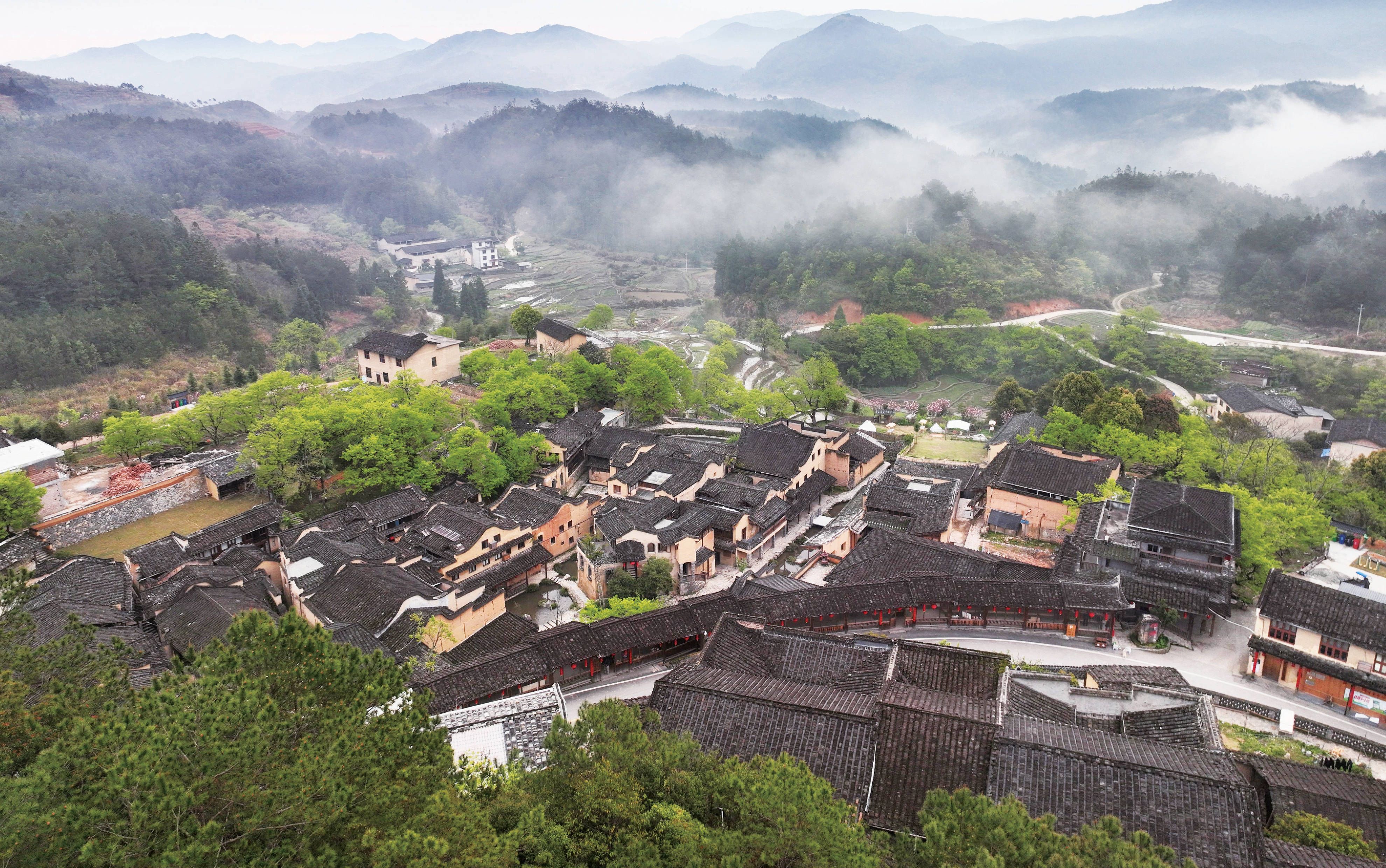 福建宁德屏南四坪村图片