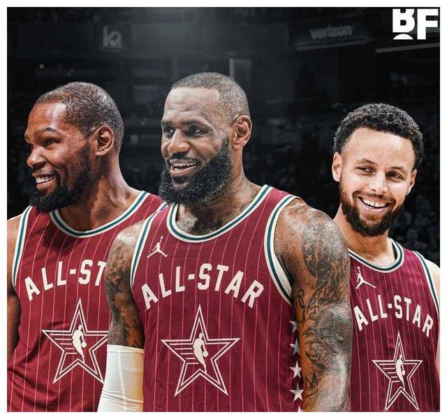 詹杜库首次同队全明星,老牌门面深谈心声_库里_詹姆斯_杜兰特