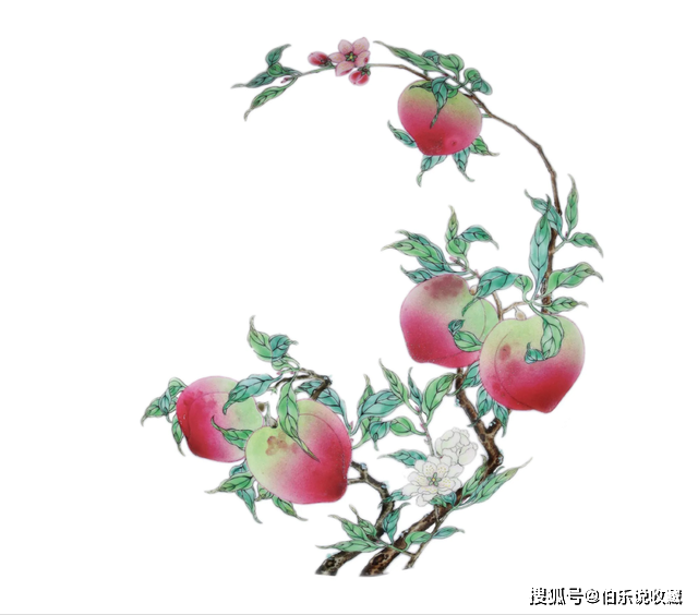 这一株过枝桃为何惹人喜爱?_雍正_拍卖_瓷器