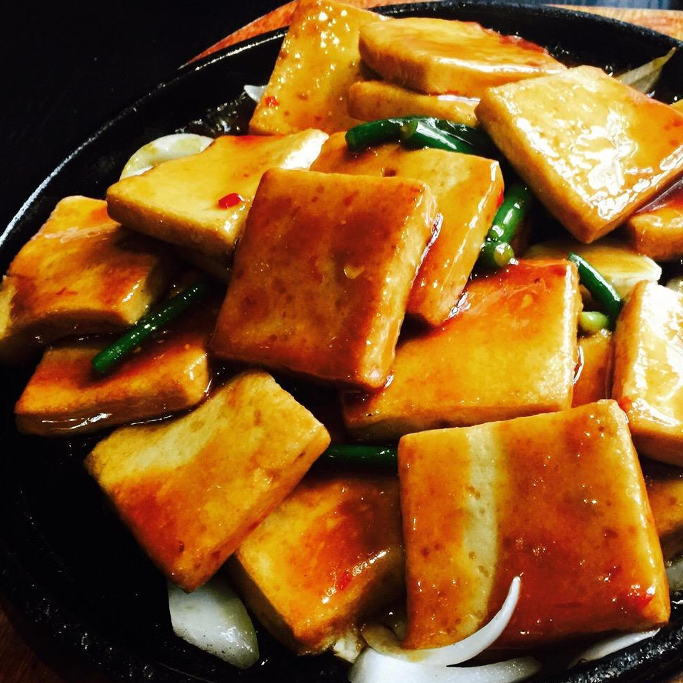 千叶豆腐的正确做法,鲜香美味,补钙有营养,比肉香_蒜苗_五花肉_红椒