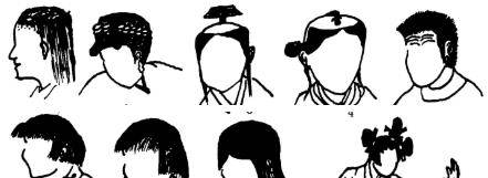 关于契丹女子的髡发,史载" 良家士族女子皆髡首,许嫁,方留发 ",也就是