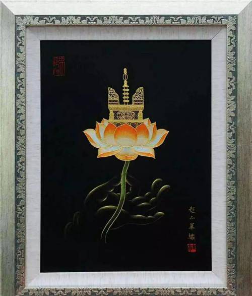 人:耗17年绣出价值千万《观经图》,面世后惊艳世界_赵亦军_杭绣_刺绣